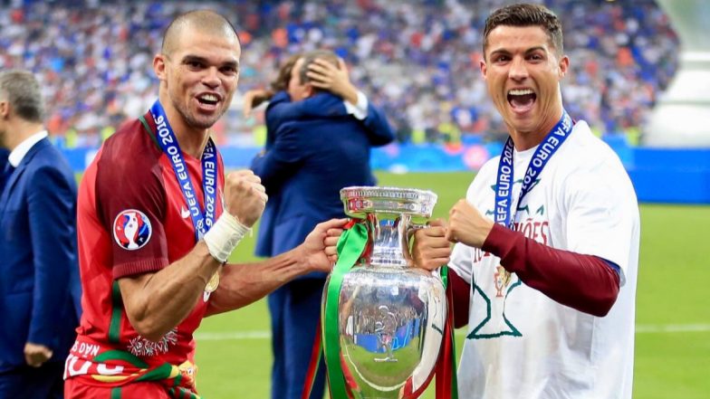 Cristiano Ronaldo Pays Tribute to Pepe After Veteran Portugal Defender Retires From Football, Writes ‘Not Enough Words To Express How Much You Mean to Me...’ (See Post)