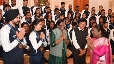 President Droupadi Murmu Meets Indian Olympic Games Contingent, Hails Their Performance in Paris Olympics 2024