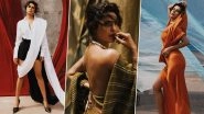 Priyanka Chopra Joins the &lsquo;Very Demure, Very Mindful&rsquo; Meme Bandwagon Fashionably in Stunning Custom Creations by Indian Designers for Latest Photoshoot (View Pics)