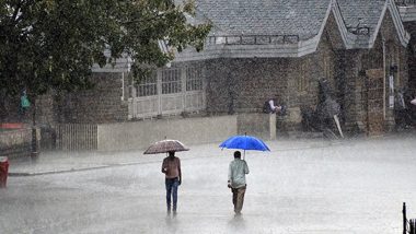 Himachal Pradesh Weather Forecast: Heavy Rains in Shimla, Trees Uprooted; IMD Issues Yellow Alert for Next 24 Hours