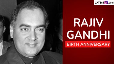 Rajiv Gandhi Birth Anniversary 2024 Date and Significance: Know All About the Late Former Prime Minister of India on His 80th Birth Anniversary