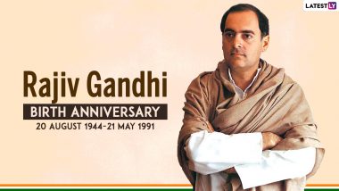 Rajiv Gandhi 80th Birth Anniversary: Many Events Planned To Mark Former Indian Prime Minister's Jayanti, Mallikarjun Kharge and Rahul Gandhi Will Take Part