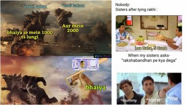 Raksha Bandhan 2024 Instagram Reels and Funny Memes: Send These Hilarious Videos, Memes and Jokes That Truly Describe the Relationship of Brother and Sister!