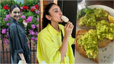 'Avocado Toast to Ice Cream': Rakul Preet Singh Shares Her 'Simple Joys of Life' Captured by Husband Jackky Bhagnani (View Pics and Videos)