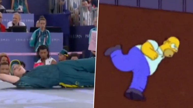 Did 'The Simpsons' Predict Australian Breakdancer Raygun’s Dance Moves? Netizens Dig Out Old Episode Featuring Homer Simpson Spinning on Floor 'Just Like' Rachael Gunn’s Routine at 2024 Paris Olympics