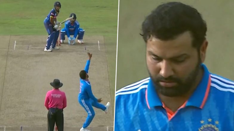 Rohit Sharma Bowling Video: Watch Indian Captain Roll His Arms Over During IND vs SL 2nd ODI 2024