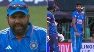 Rohit Sharma Hilariously Remarks 'Mereko Kya Dekh Raha Hai?' As Washington Sundar Looks to Him for DRS After His LBW Appeal During IND vs SL 1st ODI 2024 (Watch Video)