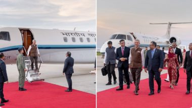 S Jaishankar 3-Day Visit to Maldives: External Affairs Minister Arrives in Male on First Visit Since January 2023 (See Pics)