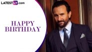Saif Ali Khan Birthday: &lsquo;Dil Chahta Hai&rsquo;, &lsquo;Hum Tum&rsquo;, &lsquo;Omkara&rsquo; &ndash; 5 Times the Charming Bollywood Star Won Hearts With His Performances!