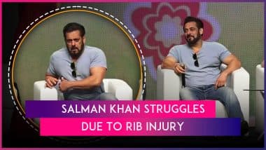 Salman Khan Struggles To Get Up From Sofa To Greet Sonali Bendre Due to Rib Injury at an Event