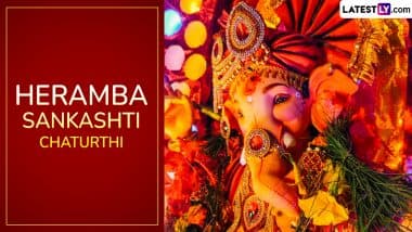 Moon Rise Time Today for Heramba Sankashti Chaturthi 2024: Know Tithi Timings, Rituals and Significance To Worship Lord Ganesha on This Auspicious Day