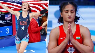 Sarah Ann Hildebrandt, Who Won Gold Medal After Vinesh Phogat's Disqualification, Says She Did Not Spot the Indian Wrestler at Weigh-Ins; Reveals Final Day's 'Chaos'