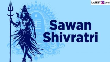 Happy Sawan Shivratri 2024 Messages and Greetings: Share WhatsApp Wishes, Lord Shiva Wallpapers and HD Images on Masik Shivaratri Vrat During Shravan Month