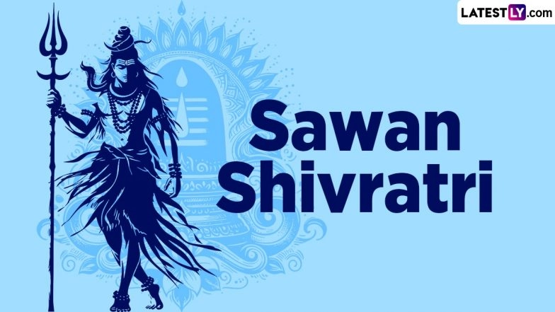 Happy Sawan Shivratri 2024 Messages and Greetings: Share WhatsApp Wishes, Lord Shiva Wallpapers and HD Images on Masik Shivaratri Vrat During Shravan Month