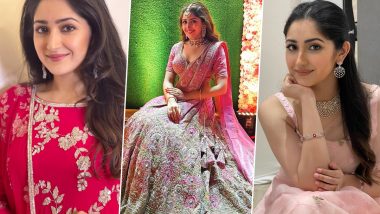 Sayyeshaa Saigal Birthday: 5 Stunning Indian Outfits Worn by the ‘Kaappaan’ Actress (View Pics)