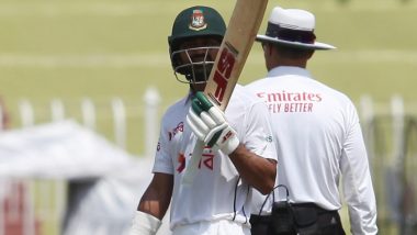 PAK vs BAN 1st Test 2024: Shadman Islam Misses Out on Century as Bangladesh Score 316-5 on Day 3 to Trail Pakistan by 132 Runs