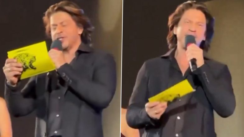 Shah Rukh Khan Wins Over Fans With His Charm at Locarno Film Festival; Watch SRK’s Viral Award Acceptance Speech From the Event