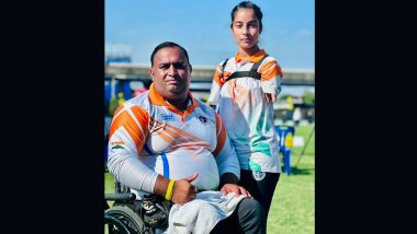 Sheetal Devi, Rakesh Kumar Set World Record With a Score of 1399 in Mixed Team Compound Para-Archery Event at Paris Paralympics 2024