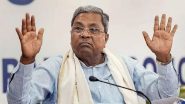 Waqf Land Controversy: Karnataka CM Siddaramaiah Says ‘No Farmer Will Be Evicted’