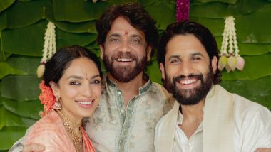 Naga Chaitanya and Sobhita Dhulipala Are Engaged! Nagarjuna Akkineni Shares Pics and Congratulates the ‘Happy Couple’