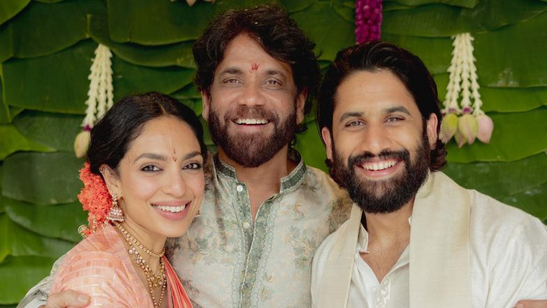 Naga Chaitanya and Sobhita Dhulipala Are Engaged! Nagarjuna Akkineni Shares Pics and Congratulates the ‘Happy Couple’