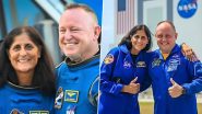 Sunita Williams’ Return From Space: Watch Live Streaming of NASA Providing Update on Boeing Starliner Crew Flight Test