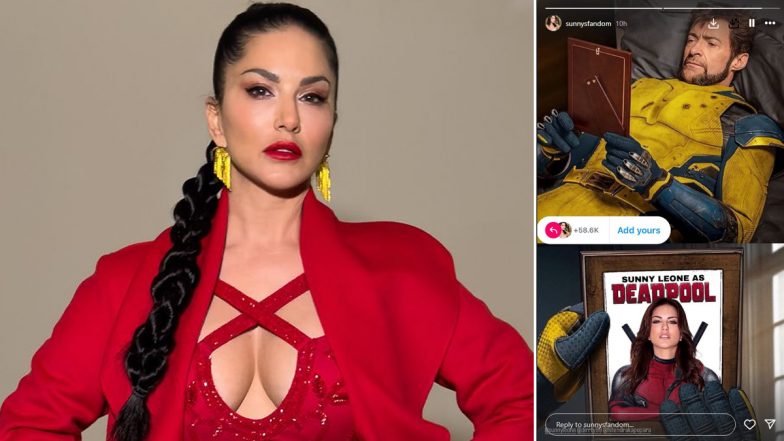 ‘Sunny Leone As Deadpool’! Actress Goes ‘LOL’ Over Fan Edit With a Poll for ‘Dogpool, Ladypool, Headpool’ From ‘Deadpool & Wolverine’ (View Pic)