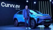 Tata Curvv EV Launched in India, Tata Curvv SUV Coupe Launch Set on September 2; Check Price, Specifications and Features