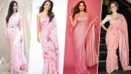 Katrina Kaif, Kiara Advani and Other Actresses Look Pretty in Pink Sarees (View Pics)