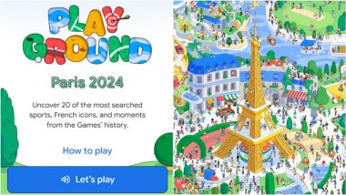 Paris Paralympics 2024 Doodle Features Google Most Searched Playground Game! How To Play and Uncover 20 of the Most Searched Sports, French Icons and Moments From Summer Games’ History