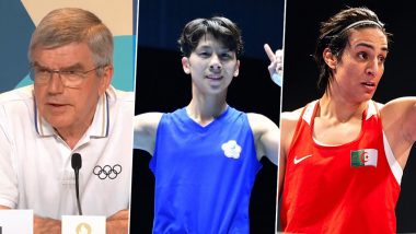 Paris Olympics 2024: IOC President Thomas Bach Defends Boxers Imane Khelif and Lin Yu-Ting Amid Gender Row, Says Won’t Tolerate ‘Politically Motivated Cultural War’