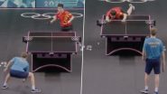 Sweden's Truis Moregardh Plays Ridiculous 'Snake' Shot to Fox China's Fan Zhendong During Paris Olympics 2024 Men's Singles Table Tennis Final, Video Goes Viral