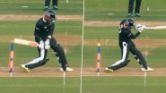 Usama Mir Gets Hit Wicket off Chris Jordan's Delivery During Southern Brave vs Manchester Originals The Hundred 2024, Video Goes Viral