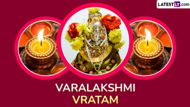 Varalakshmi Vratham 2024 Images and HD Wallpapers for Free Download Online: Wish Happy Varalakshmi Vratam With Photos, WhatsApp Messages and Greetings to Loved Ones