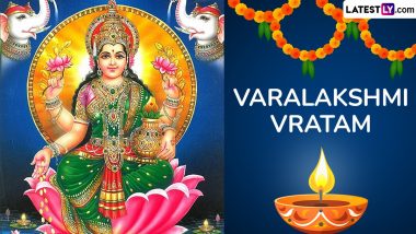 Varalakshmi Vratham 2024 Date: Know Auspicious Tithi, Varalakshmi Nombu Puja Timings, Rituals and Significance To Worship Goddess Varalakshmi