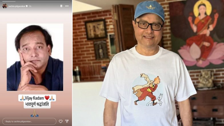 Vijay Kadam Passes Away: Sachin Pilgaonkar Mourns the Demise of Veteran Marathi Actor