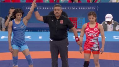 Vinesh Phogat at Paris Olympics 2024, Wrestling Free Live Streaming Online: Know TV Channel and Telecast Details for Women’s Freestyle 50 Kg Semifinal