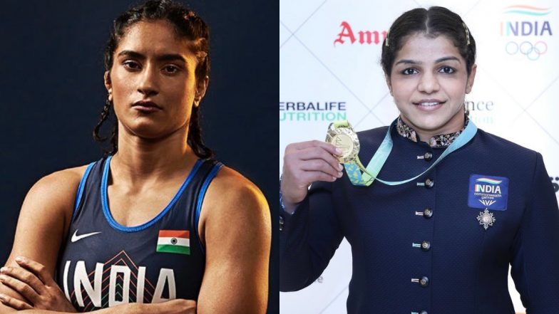 Vinesh Phogat, Sakshi Malik Claim Security of Women Wrestlers Set to Testify Against Ex-WFI Chief Brij Bhushan Singh Have Been Withdrawn; Delhi Police Responds