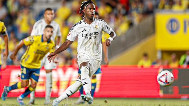 Las Palmas 1–1 Real Madrid, La Liga 2024–25: Vinicius Jr's Penalty Secures a Draw for an Unbalanced Los Blancos