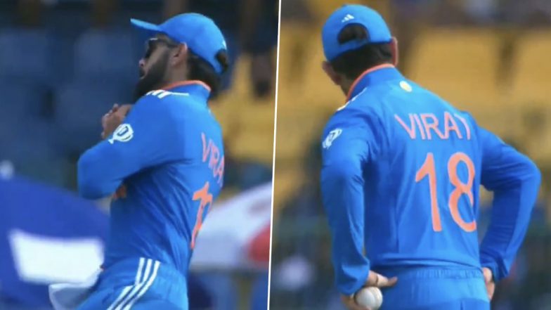 Virat Kohli Performs ‘Bihu’ Dance After Taking Sadeera Samarawickrama’s Catch During IND vs SL 2nd ODI 2024, Video Goes Viral