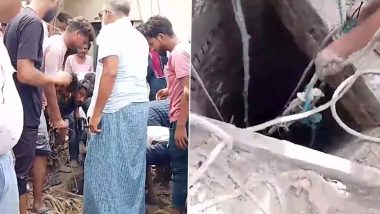 Madhya Pradesh Gas Leak: 4 Die While Working Inside Well in Chhatarpur; Poisonous Gas Leak Suspected (Watch Videos)