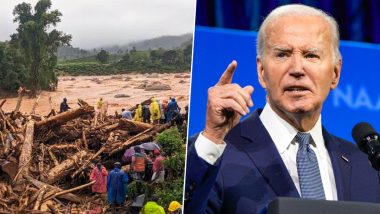 US President Joe Biden Expresses ‘Deepest Condolences’ Over Wayanad Landslides, Says ‘Our Prayers Are With Victims of This Tragic Event’