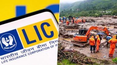 Wayanad Landslide: Finance Ministry Directs LIC, Other Insurance PSUs To Speed Up Settlement of Claims to Victims of Kerala Landslides