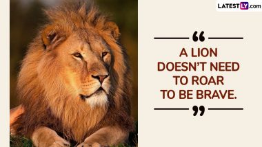 World Lion Day 2024 Quotes and Images: Fearless Lion Photos, Messages and Wallpapers To Unleash the Inner Lion in You