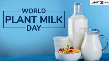 World Plant Milk Day 2024: From Almond to Cashew Milk, 5 Types of Plant-Based Milk You Must Try To Replace Dairy