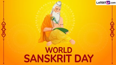 World Sanskrit Day 2024 Images and Sanskrit Diwas HD Wallpapers for Free Download Online: Wish Happy World Sanskrit Day With Quotes, Messages and Greetings