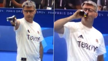 Elon Musk Joins Yusuf Dikec's 'Hitman' Meme Bandwagon, Viral Post Replacing the Gun With Chilled Beer Accurately Goes With Turkish Shooter's Nonchalant Presence in Paris Olympics