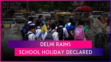 Delhi Rains: School Holiday Declared by Education Minister Atishi As Heavy Rainfall Lashes National Capital