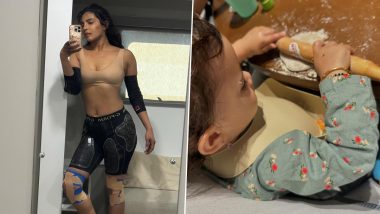 Priyanka Chopra Shares Family Moments and Movie Set Photos, Featuring Her Daughter Malti Marie Making ‘Roti’ (View Pics)