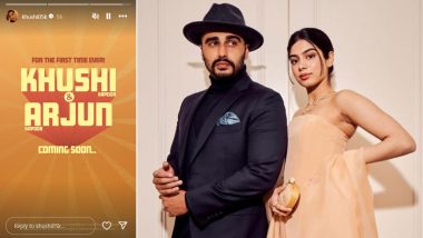 Khushi Kapoor and Arjun Kapoor Drop Exciting Clues About Their First Joint Project in New Insta Post